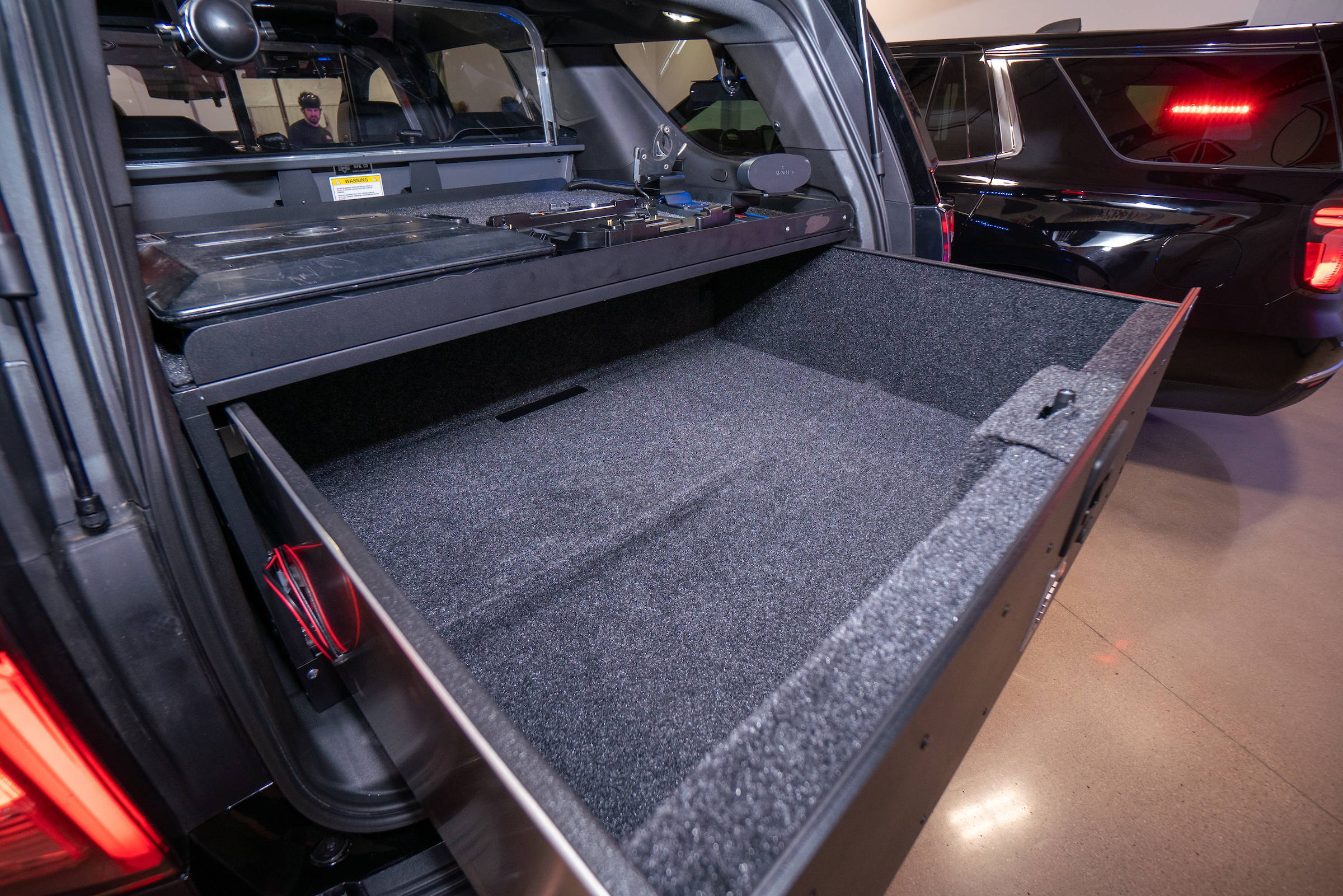 SUV Storage Solution Secure Storage for Tahoe Ford Dodge AnyGlid AnyGlide